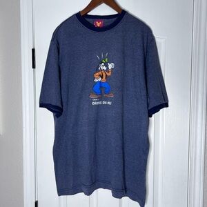 Disney Men's Goofy T-Shirt - “Chicks Dig Me” - Large -  VTG